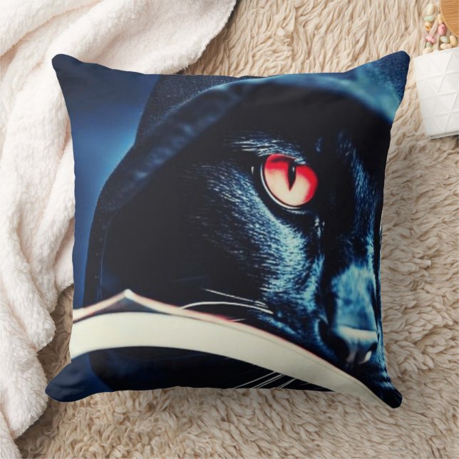 Reaper Cat Throw Pillow (Blanket)