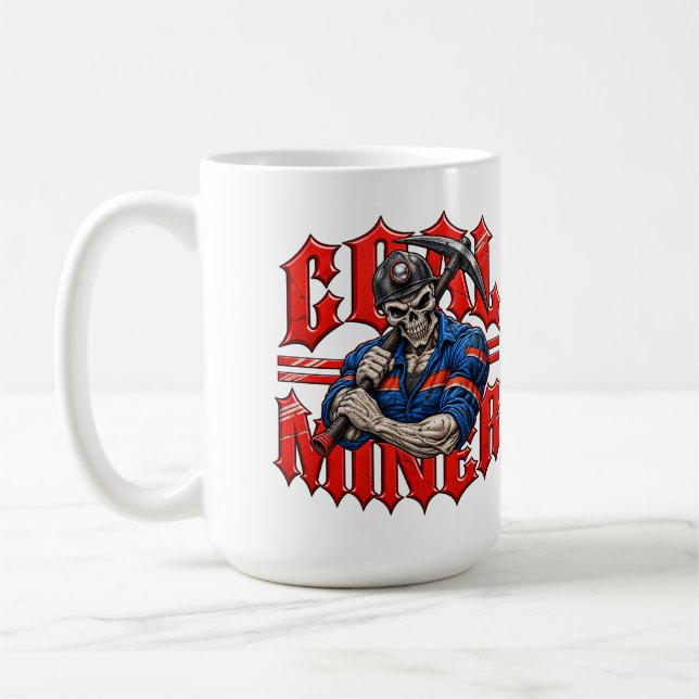 REAPER COAL MINER COFFEE MUG (Left)