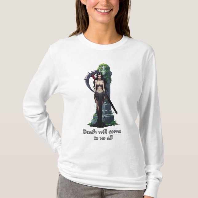 Reaper Girl T-Shirt (Front)