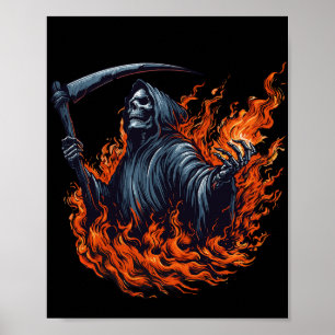 Reaper on Fire Poster