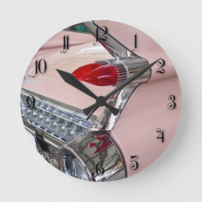 Rear of Cadillac Since de Ville Round Clock (Front)