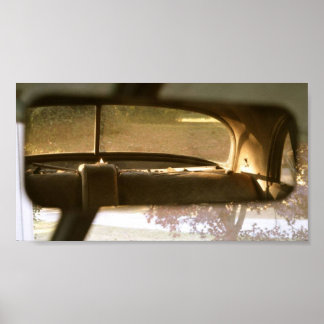 Rear view mirror poster