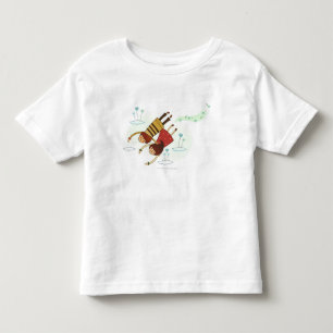 Rear view of a couple flying together toddler t-shirt