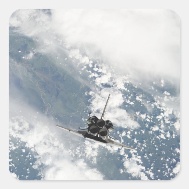 Rear view of the three main engines square sticker (Front)