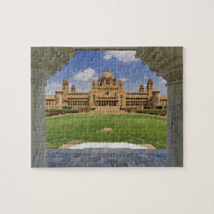 Rear view of Umaid Bhawan Palace hotel, Jodjpur, Jigsaw Puzzle
