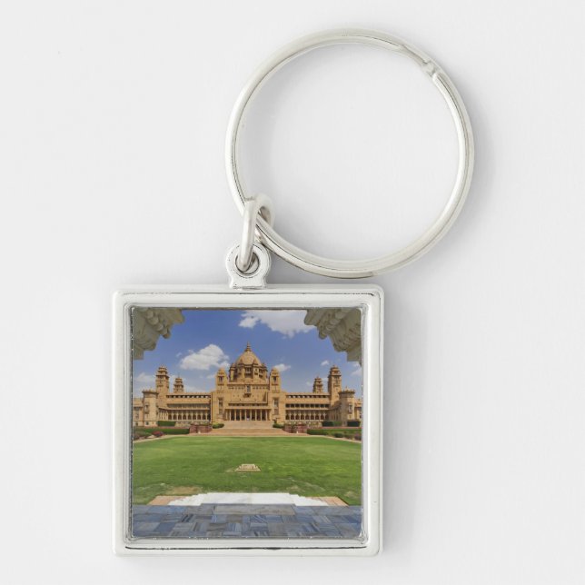 Rear view of Umaid Bhawan Palace hotel, Jodjpur, Keychain (Front)