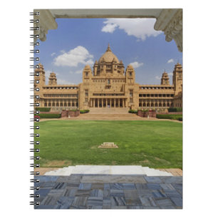 Rear view of Umaid Bhawan Palace hotel, Jodjpur, Notebook