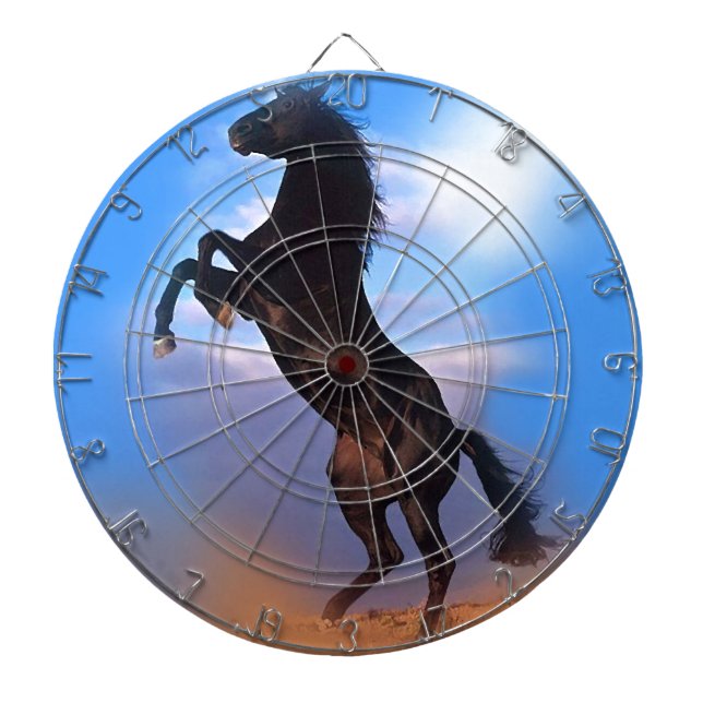 Rearing Horse Dartboard (Front)