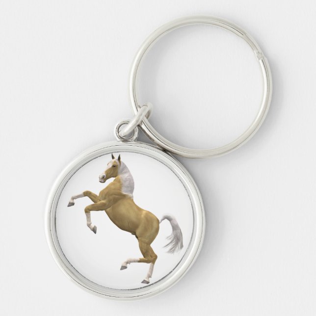 Rearing horse keychain (Front)