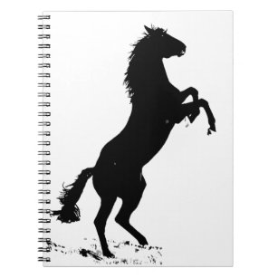 Rearing Horse Silhouette Notebook