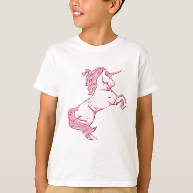 Rearing Unicorn T-Shirt (Front)