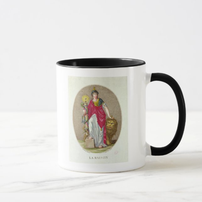 Reason, engraved by Carre, 1793 Mug (Right)