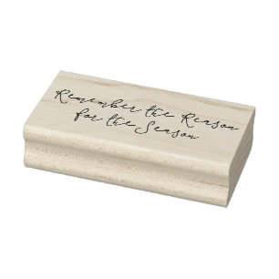 Reason for the Season Christmas Rubber Art Stamp