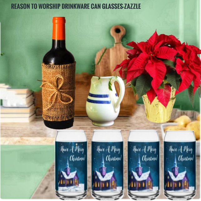 Reason To Worship Drinkware Set Can Glass (Creator Uploaded)
