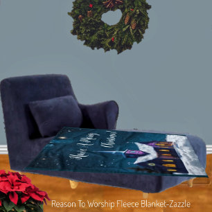 Reason To Worship  Fleece Blanket
