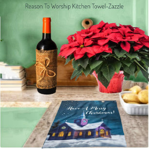 Reason To Worship Kitchen Towel