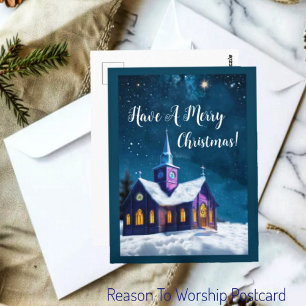 Reason To Worship  Postcard