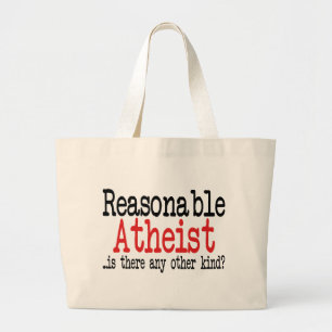 Reasonable Atheist Large Tote Bag