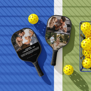 Reasons I Dinking Love You 3 Photo Pickleball Paddle