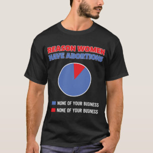 Reasons Why Women Have Abortions None Of Your Busi T-Shirt