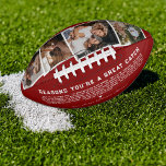 Reasons You're A Great Catch | 4 Photo Football<br><div class="desc">"Reasons You're A Great Catch" football, with room for four of your own photos. Add your choice of personalization. A perfect gift to let your other half know how much you love them! This photo football is perfect!!! These are Valentine's Day gifts that are perfect for sports fans, but moreover,...</div>
