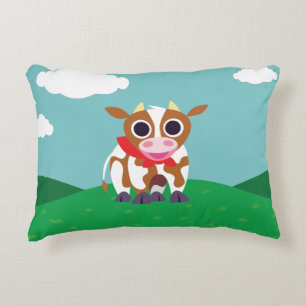 Reba the Cow Decorative Pillow