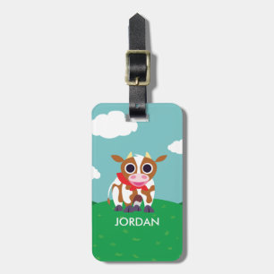 Reba the Cow Luggage Tag