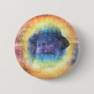 Rebbe 2 Inch Round Button