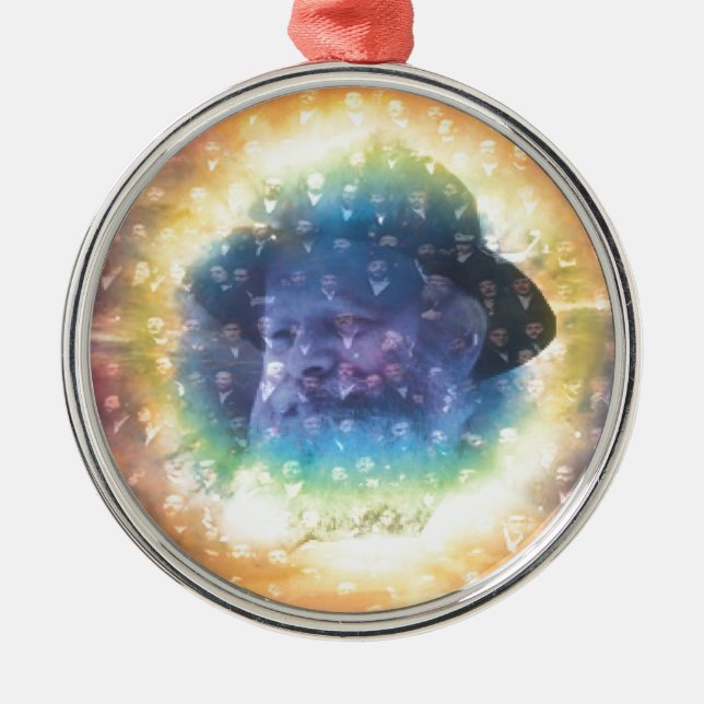 Rebbe Metal Ornament (Front)