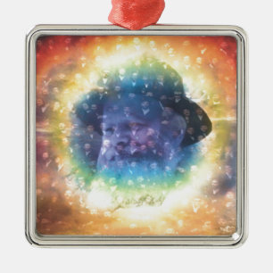 Rebbe Metal Ornament