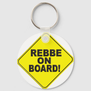 Rebbe on Board Keychain