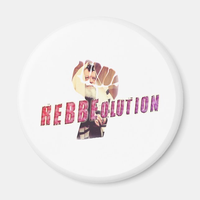 Rebbe Revolution Magnet (Front)