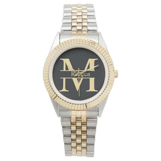 Rebeca Merlusca Surdimensionné Montre Bracelet Deu (devant)