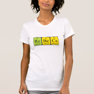 Rebeca periodic table name shirt