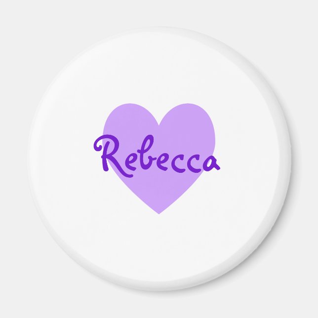 Rebecca in Purple Magnet (Front)