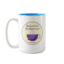 Rebecca McKinnon Mystery Auteur Logo Mug