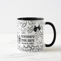 Rebecca's Cool Cats Cute Funny Cat CUSTOM