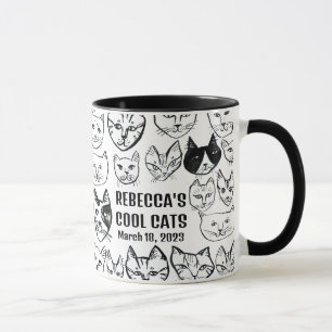 Rebecca's Cool Cats Cute Funny Cat CUSTOM Mug
