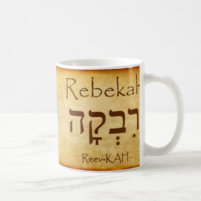 REBEKAH Nom hébreu Mug (Droite)