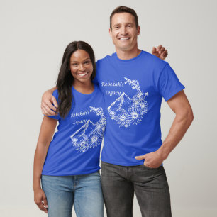 Rebekah's Legacy Unisex Blue Basic Tshirt 