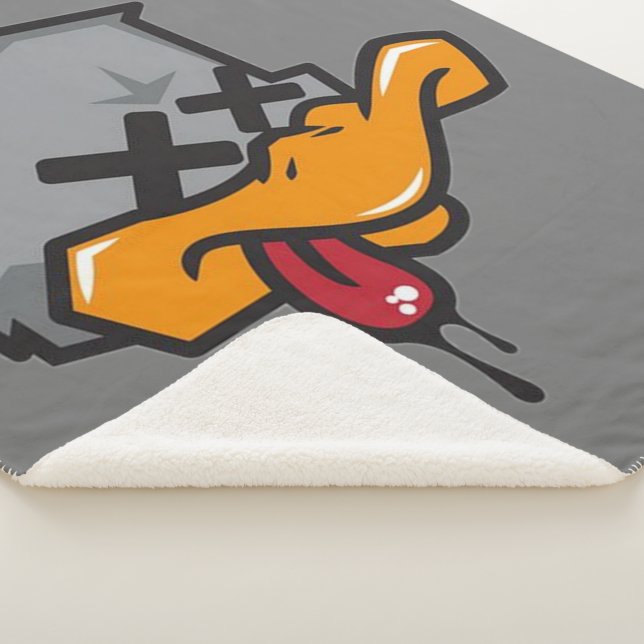 Rebel Duck  Sherpa Blanket (3/4)