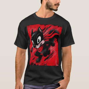 Rebel Fox Runner – Retro Halftone Comic Art T-Shirt