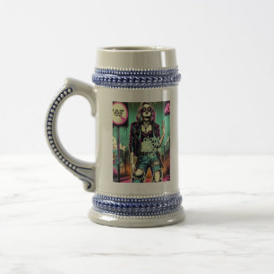 Rebel Girl - I Do Not Follow Rules Beer Stein