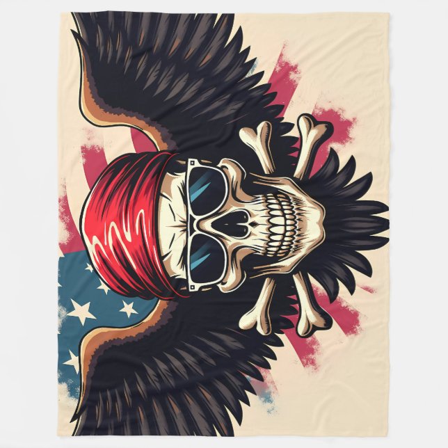 Rebel Heritage Fleece Blanket (Front)