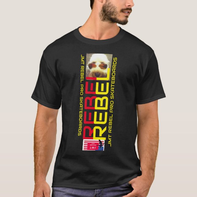 REBEL JMT Basic Dark T-Shirt (Devant)