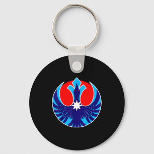 Rebel loon mn resistance keychain