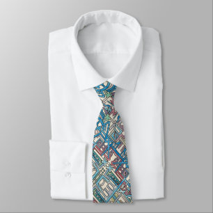 Rebel-Modern Geometric Pattern Tie