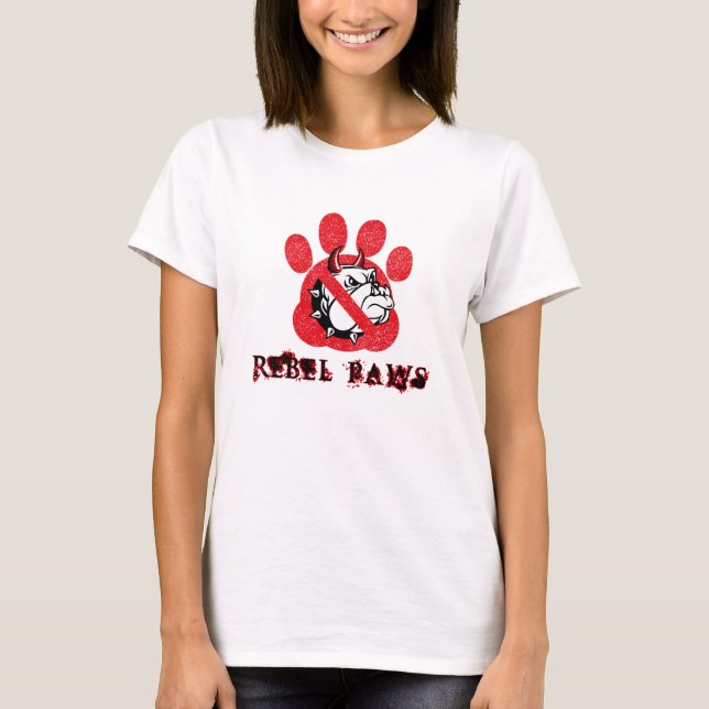 rebel paws T-Shirt (Front)