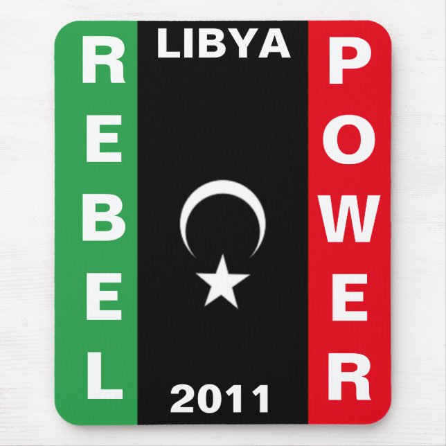 REBEL POWER LIBYA 2011 MOUSE PAD (Front)