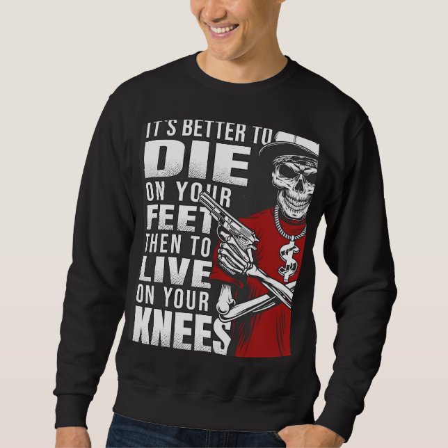 Rebel Skeleton Graphic Tee (Front)